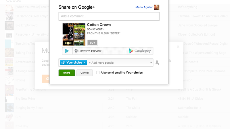 Illustration for article titled Google Play Music All Access Hands-On: All You Want (Minus Friends)